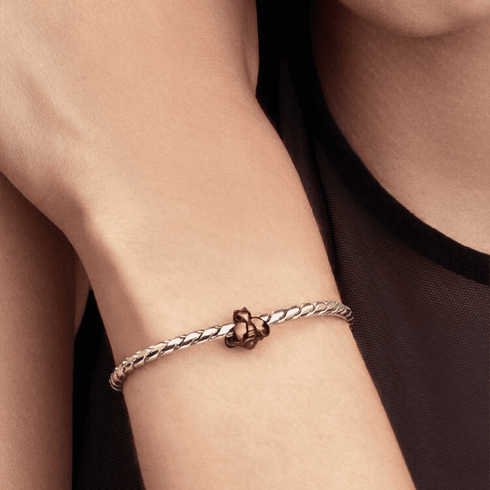 Mini Charm Ape effetto metallico arancione