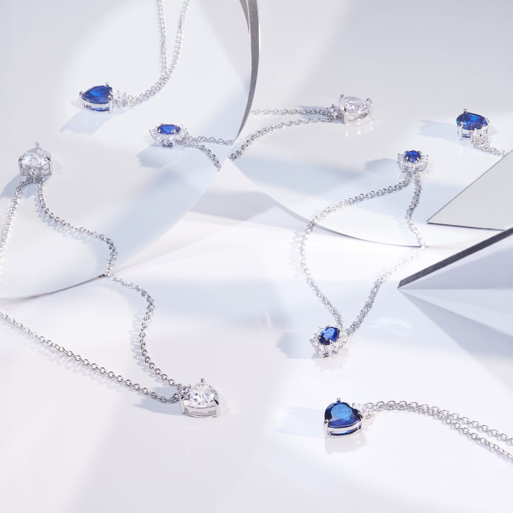 Collana Duchessa con Pendente in Argento e Zirconi Blu – Morellato SAIW150 indossato