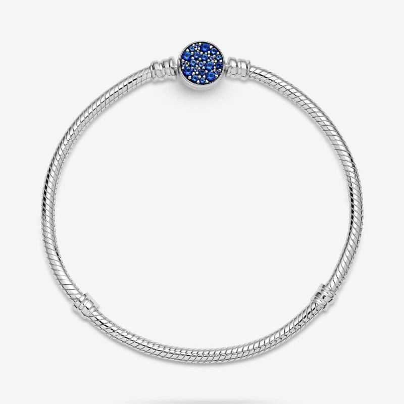 Bracciale con Chiusura Pietre Blu