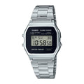 Orologio Casio Iconic Collection Argento e Nero A158WEA-1EF
