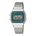 Orologio Casio Iconic Collection Argento e Verde A158WEM-3