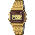 Orologio Casio Iconic Collection Dorato e Marrone A159WGEA-5EF