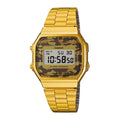 Orologio Casio Iconic Collection Dorato Mimetico A168WEGC-5EF