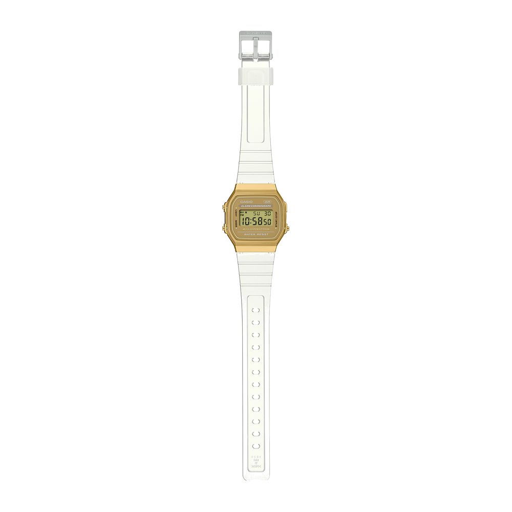 Orologio Casio Iconic Collection Dorato e Trasparente A168XESG-9AEF - foto 3