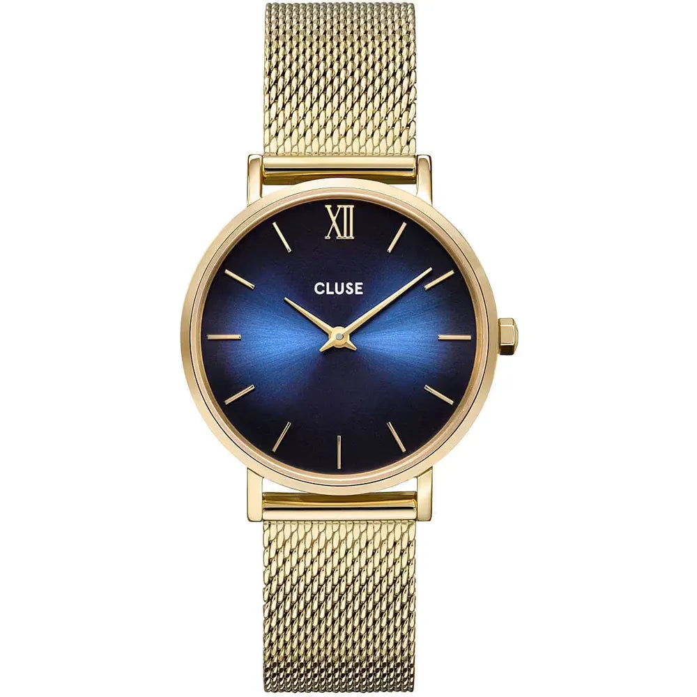 Cluse Minuit 33 mm quadrante blu CW10202