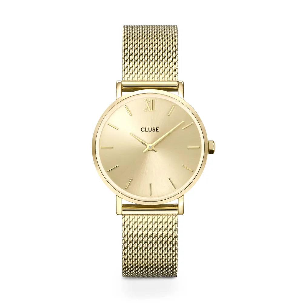 Cluse Minuit 33 mm full gold CW10208