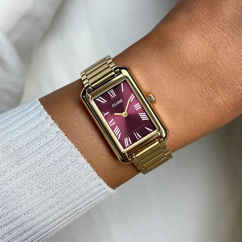 Cluse Belisenna 32 x 21 mm quadrante bordeaux CW15004