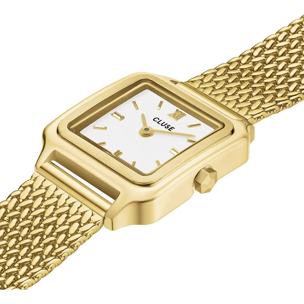 Cluse Gracieuse Mini 27 x 21 mm quadrante bianco CW15509