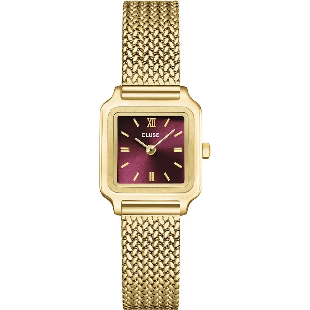 Cluse Gracieuse Mini 27 x 21 mm quadrante rosso CW15510
