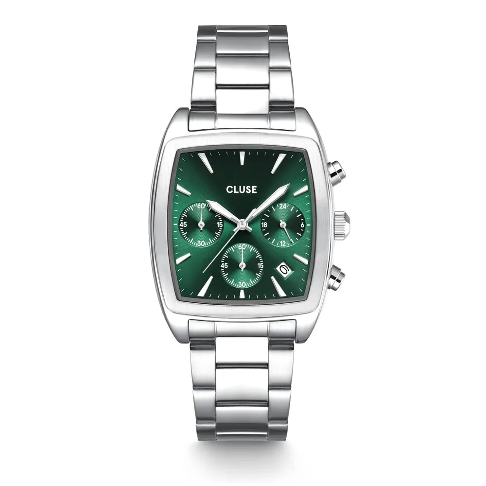 Cluse Quartaut Chrono 45 x 35 mm quadrante verde CW52002