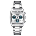 Cluse Quartaut Chrono 45 x 35 mm quadrante argento CW52003