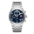 Ducati Corse Stelvio DTWGI0003102 quadrante blu, bracciale in acciaio