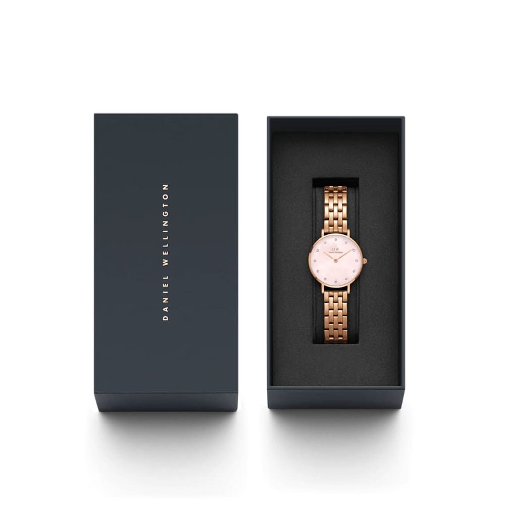 Daniel Wellington | Petite Lumine 5-Link Melrose Pink MoP