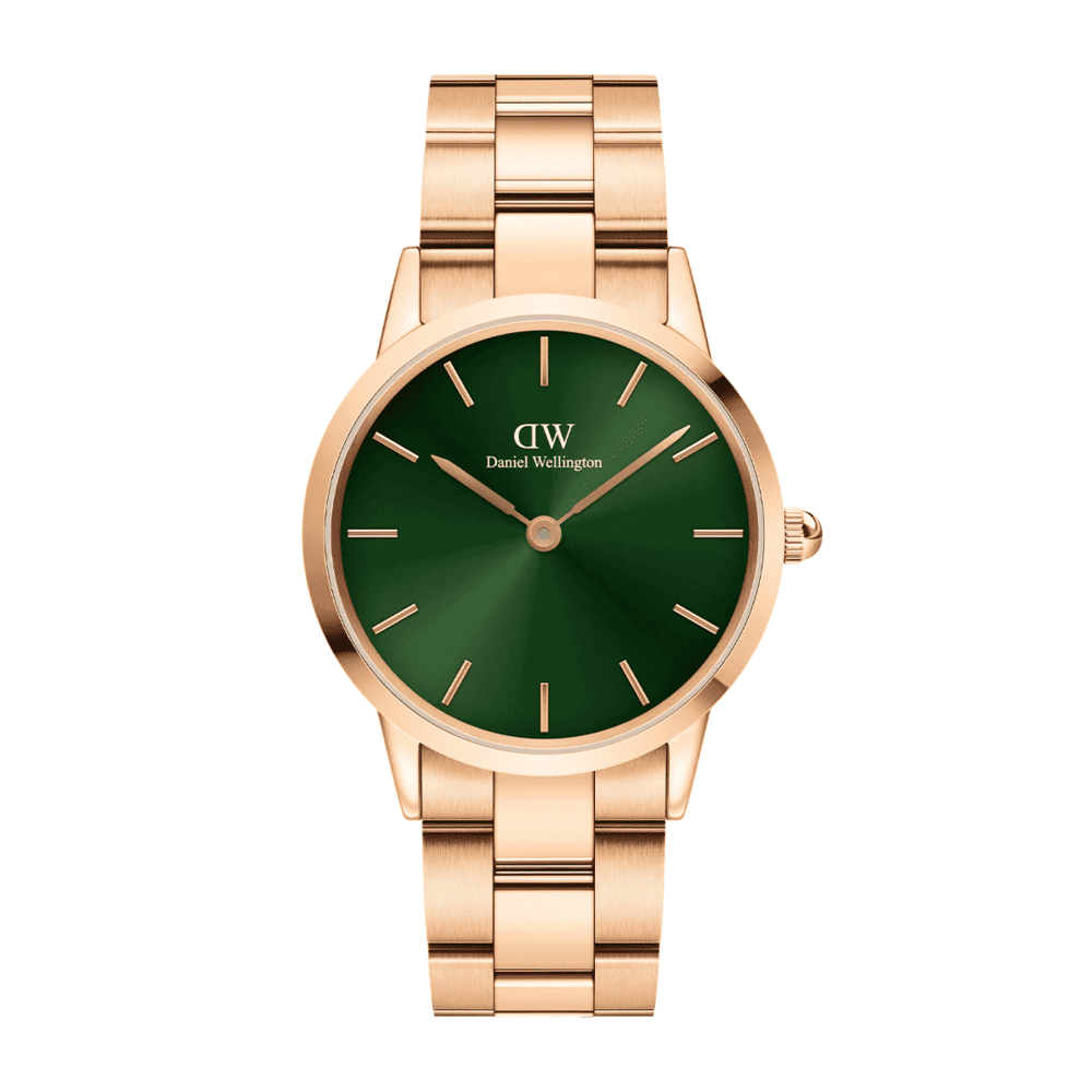 Daniel Wellington | Iconic Link Emerald Green Rose Gold