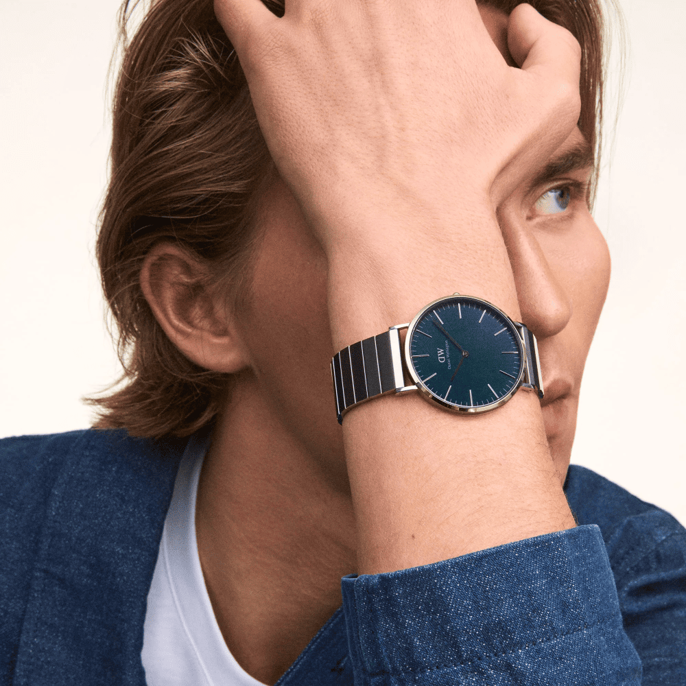 Daniel Wellington | Classic Piano Link Arctic Silver