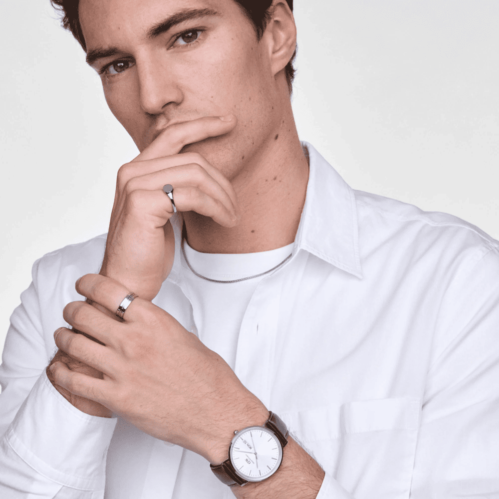Daniel Wellington | Classic Day Display Sheffield Silver