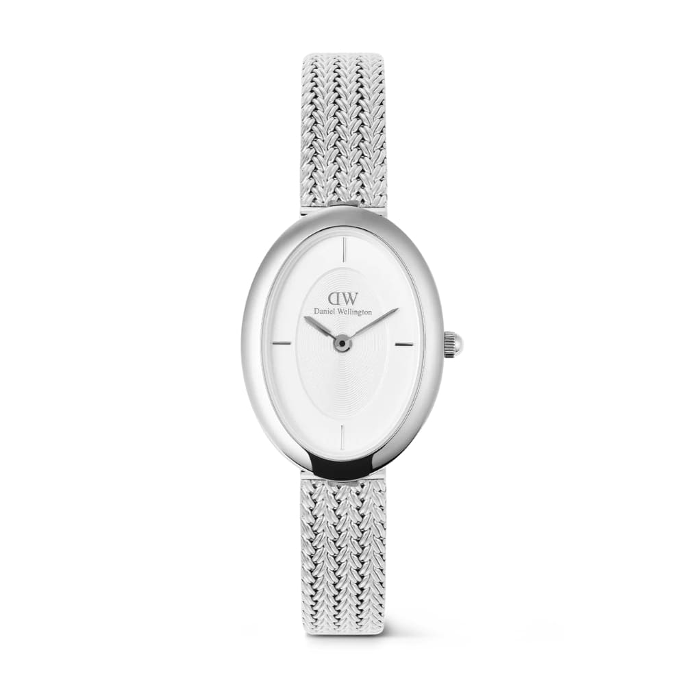 Daniel Wellington | Juliette Braided Mesh White Sunray Silver