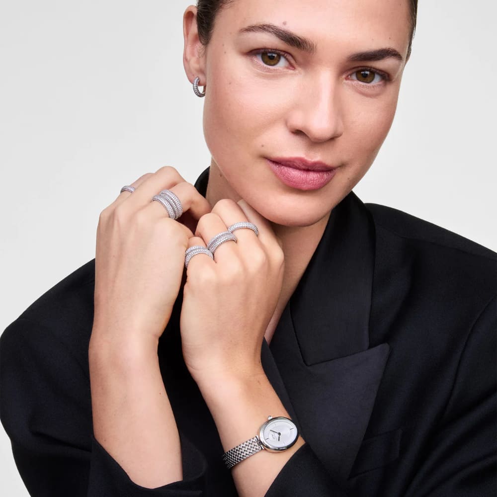 Daniel Wellington | Juliette Braided Mesh White Sunray Silver