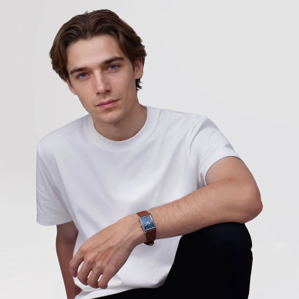 Daniel Wellington | Bound Light Brown Arctic Guilloché Silver