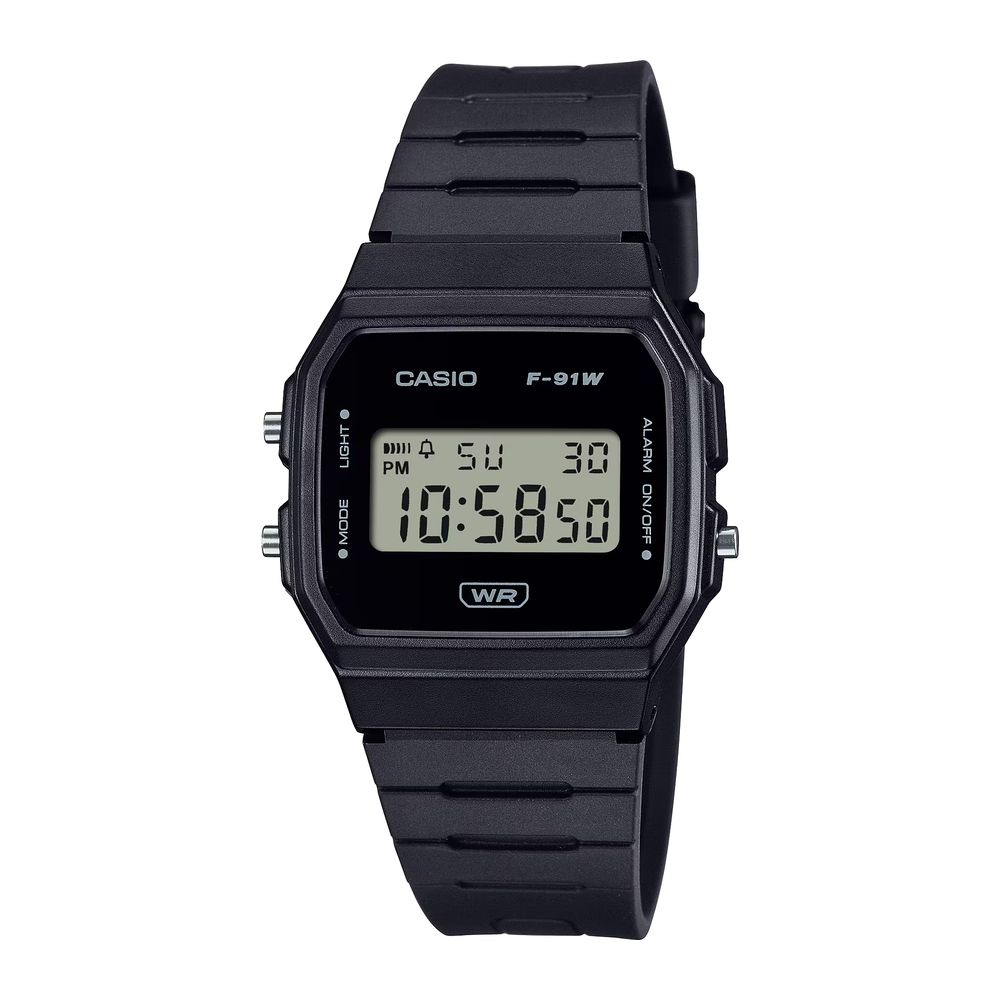Orologio Casio Timeless Collection Nero F-91WF-1AEF