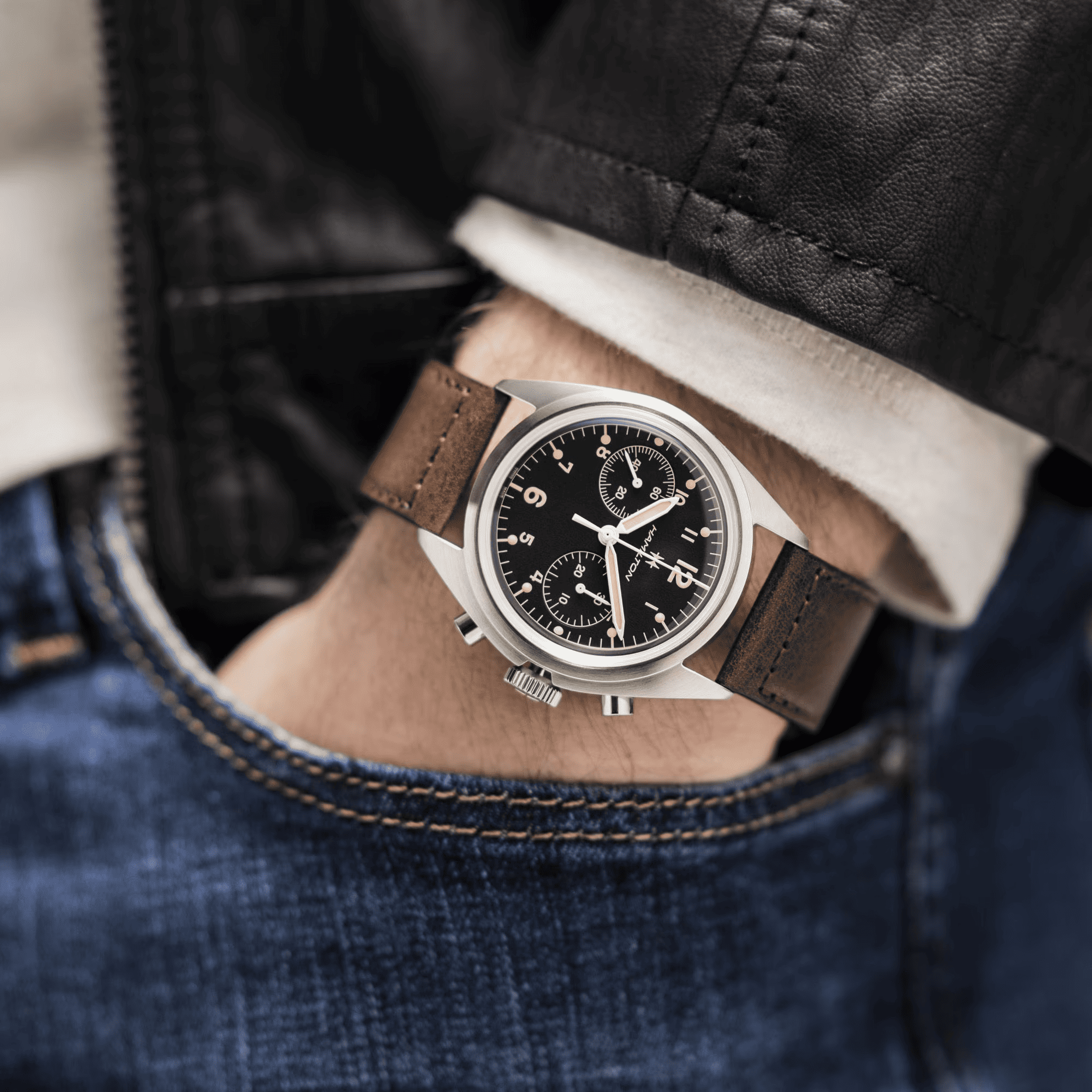 Hamilton | Khaki Aviation Pilot Pioneer Mechanical Chrono