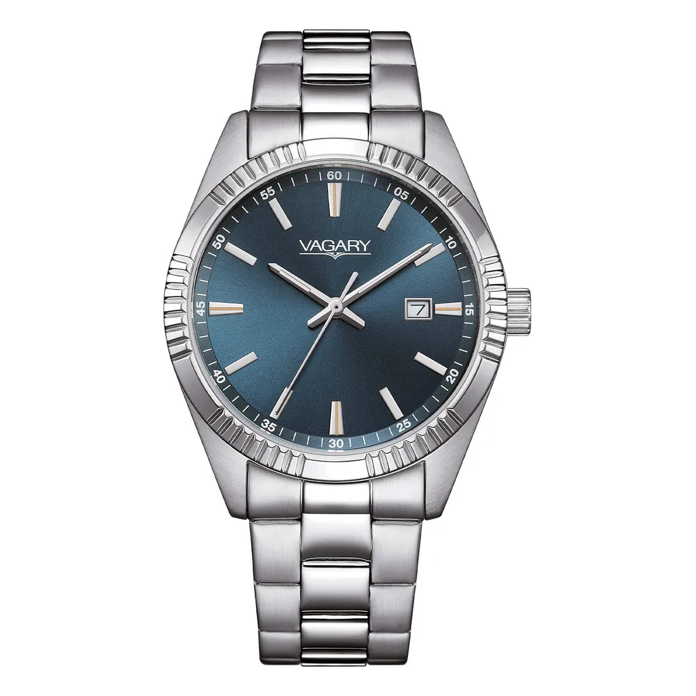 Vagary Timeless 39 mm quadrante blu petrolio IB9-115-73