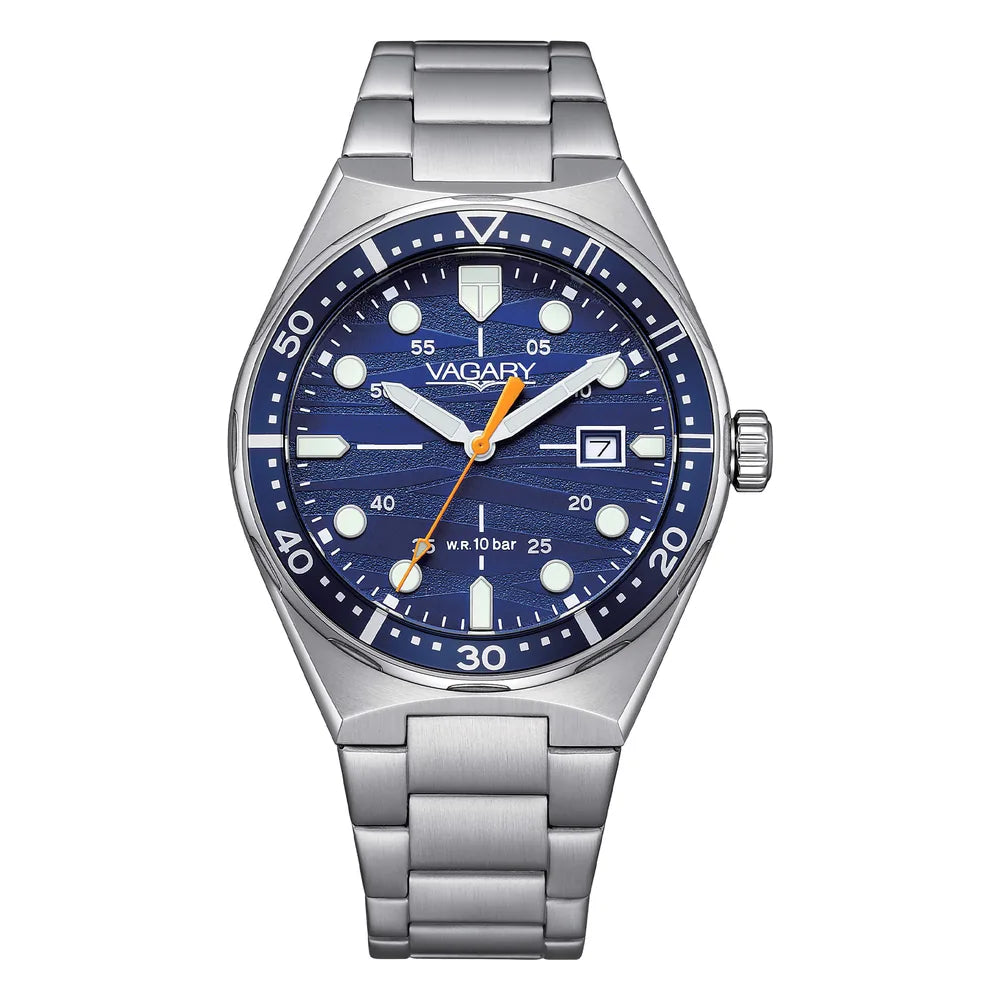 Vagary Aqua39 39 mm quadrante blu IB9-514-71
