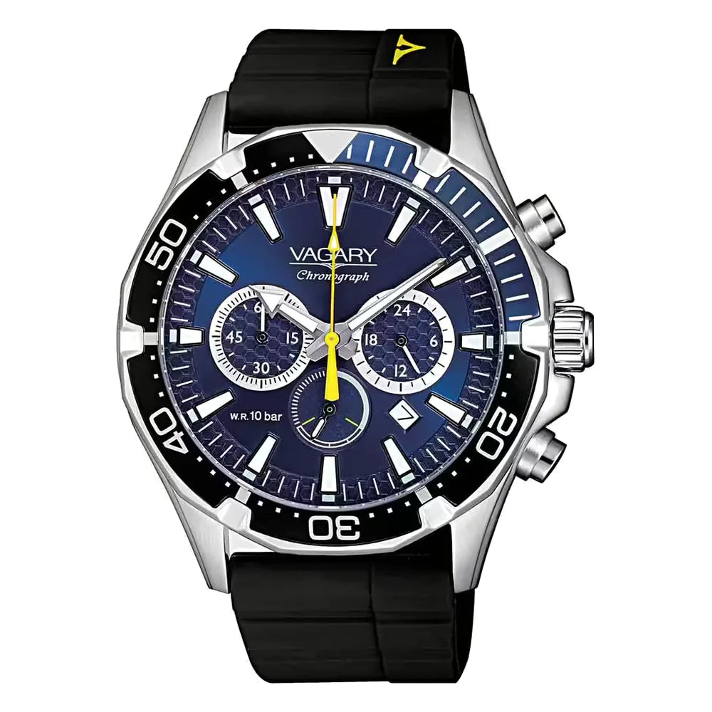 Vagary AquaDiver Crono 43 mm quadrante blu IV4-110-70