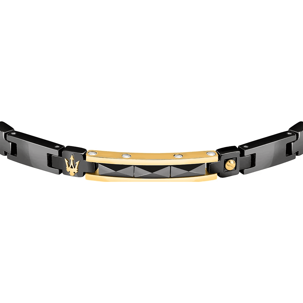 Maserati Bracciale Ceramic Uomo Nero JM224ATZ36