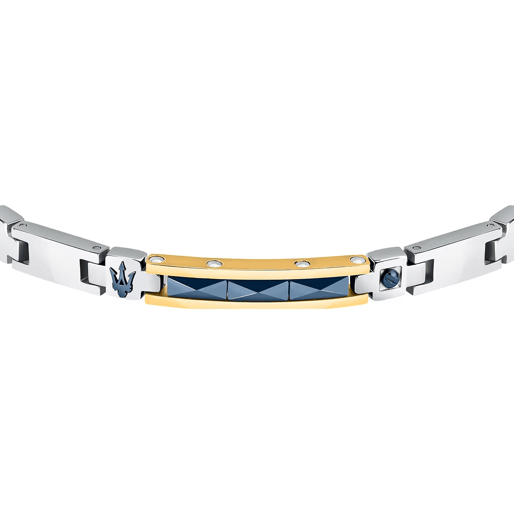 Maserati Bracciale Ceramic Uomo Blu JM224ATZ37