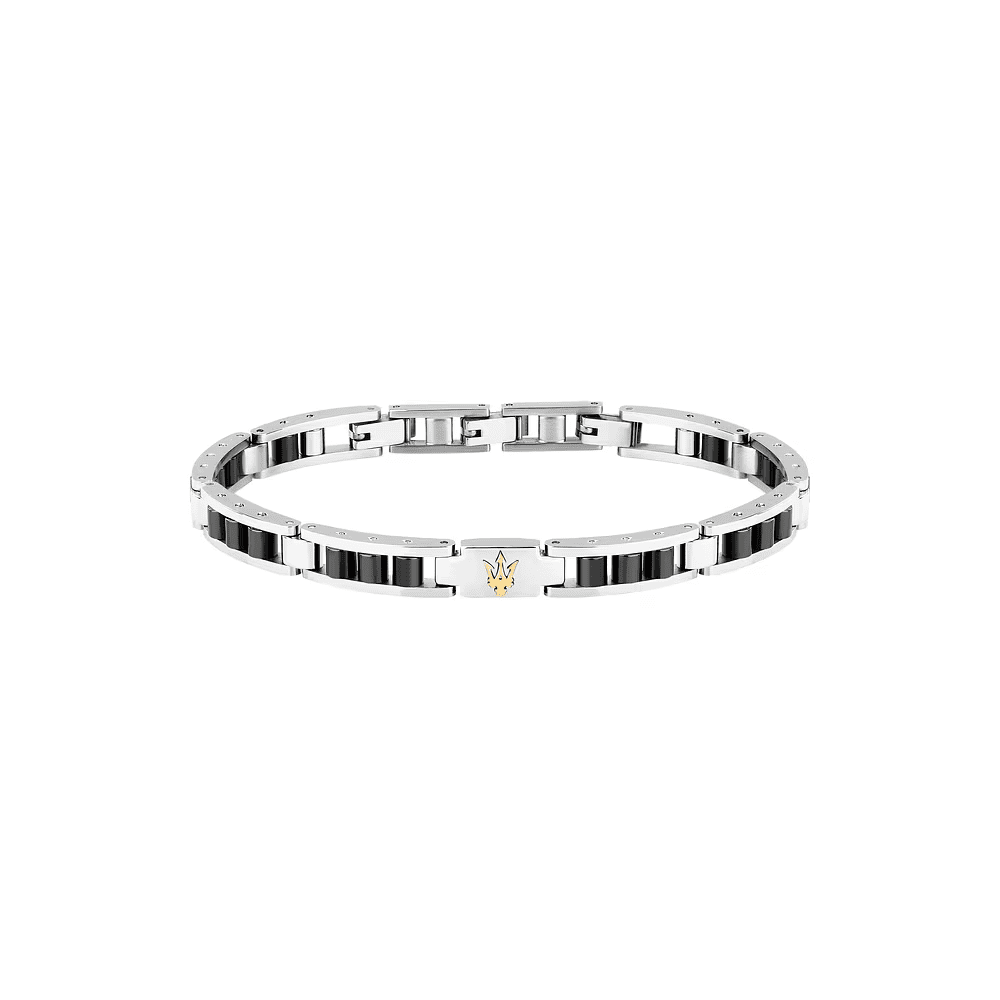 Maserati Bracciale Ceramic Uomo Nero JM225ATZ57