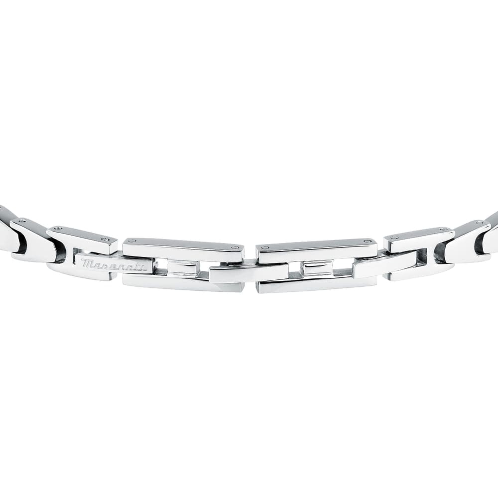 Maserati Bracciale Iconic Uomo Bicolore Oro JM225AVD84
