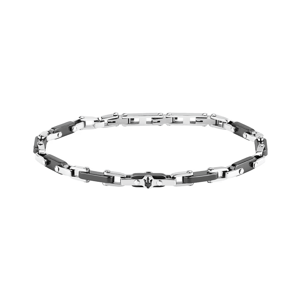 Maserati Bracciale Ceramic Uomo Nero JM226ATZ75