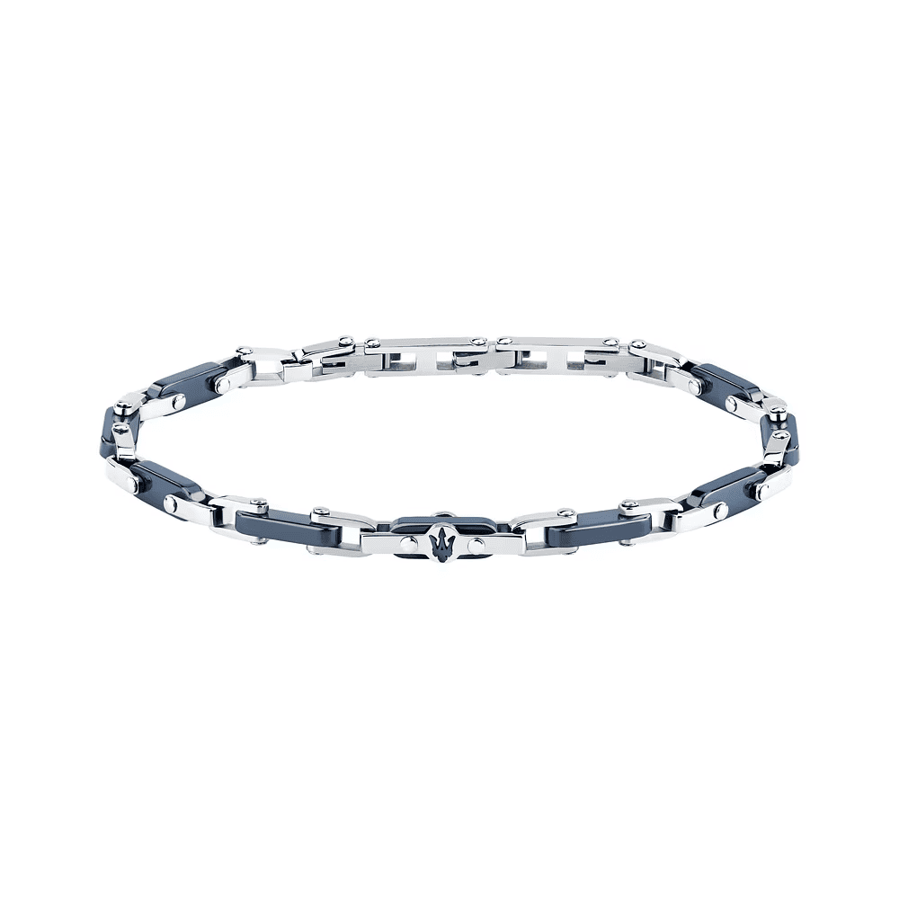 Maserati Bracciale Ceramic Uomo Blu JM226ATZ76