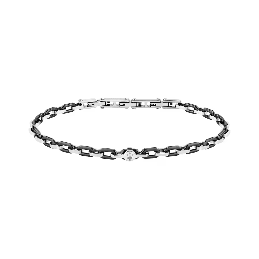 Maserati Bracciale Ceramic Uomo Nero JM226ATZ77