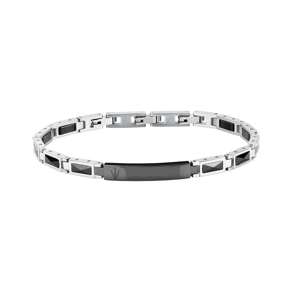 Maserati Bracciale Ceramic Uomo Nero JM226ATZ79