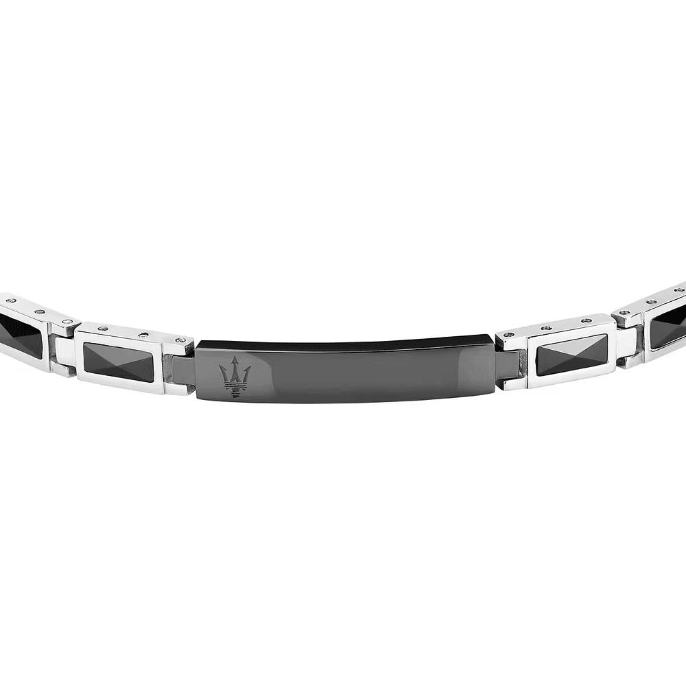 Maserati Bracciale Ceramic Uomo Nero JM226ATZ79