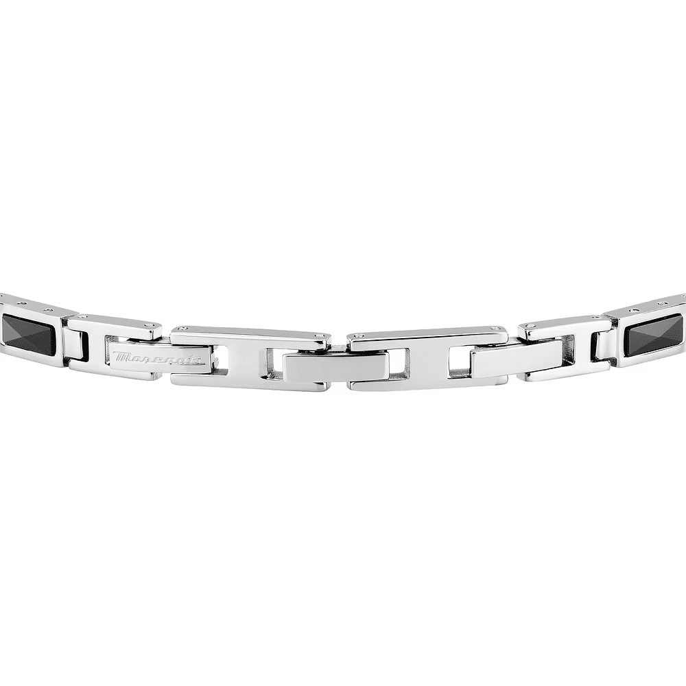 Maserati Bracciale Ceramic Uomo Nero JM226ATZ79