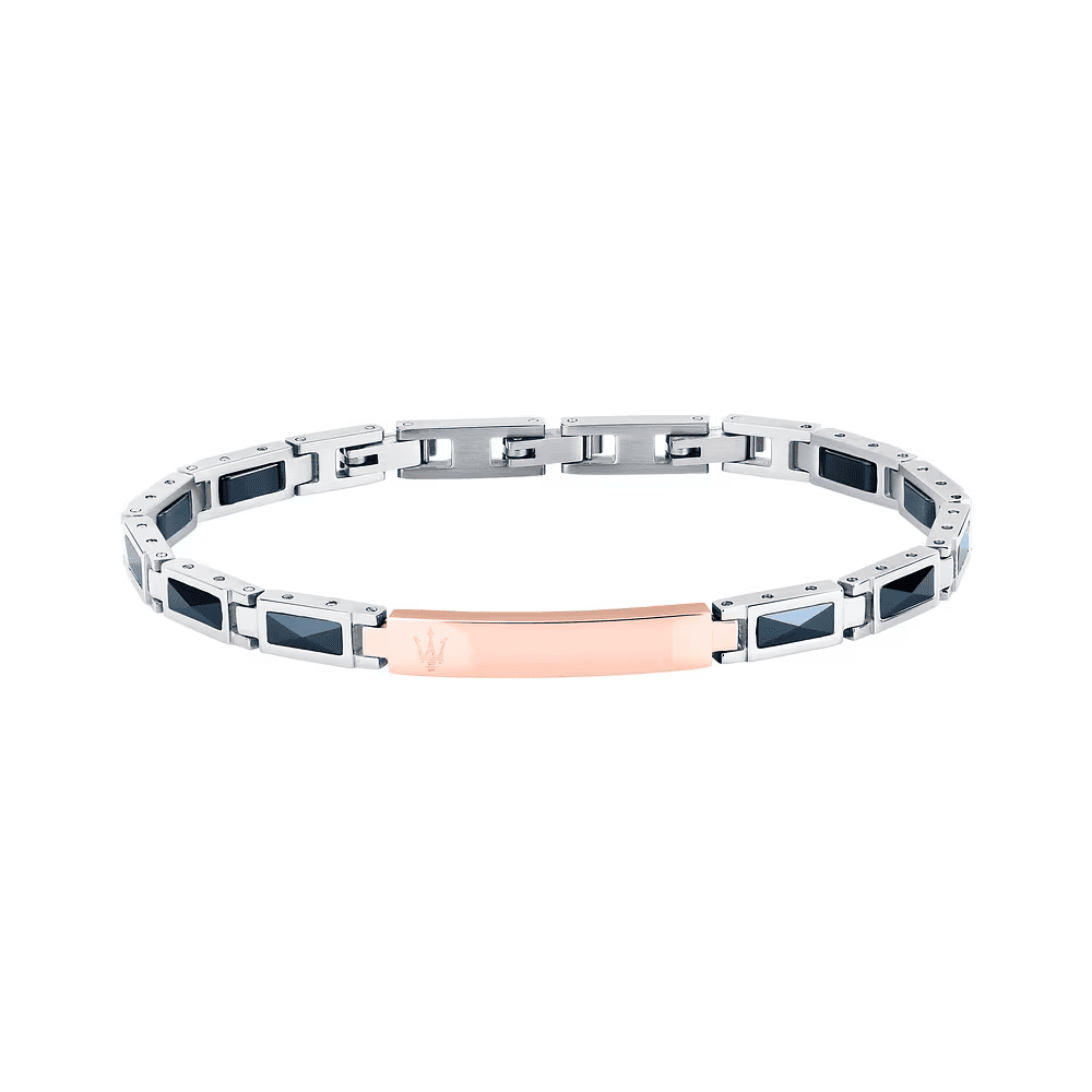 Maserati Bracciale Ceramic Uomo Blu JM226ATZ80