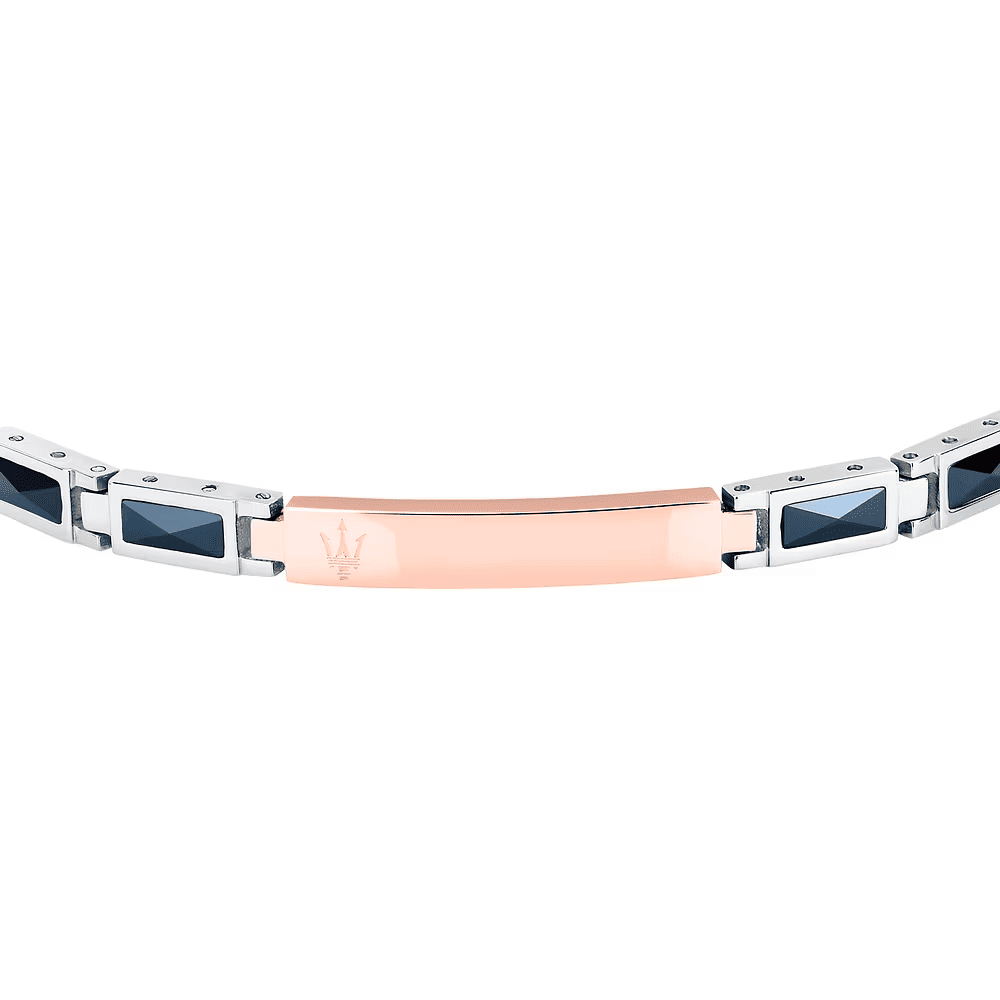 Maserati Bracciale Ceramic Uomo Blu JM226ATZ80