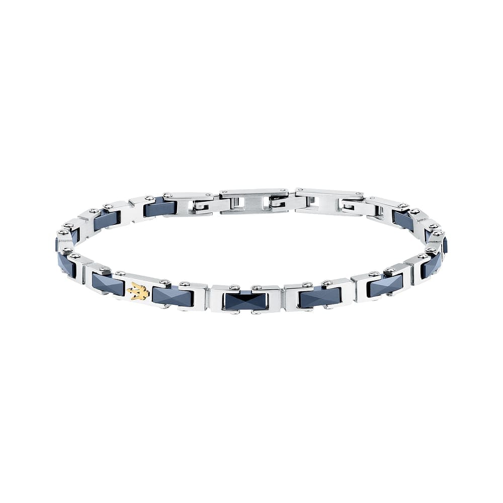 Maserati Bracciale Ceramic Uomo Blu JM226ATZ82