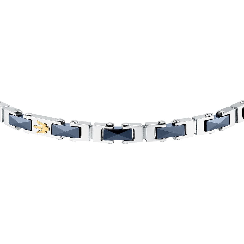 Maserati Bracciale Ceramic Uomo Blu JM226ATZ82