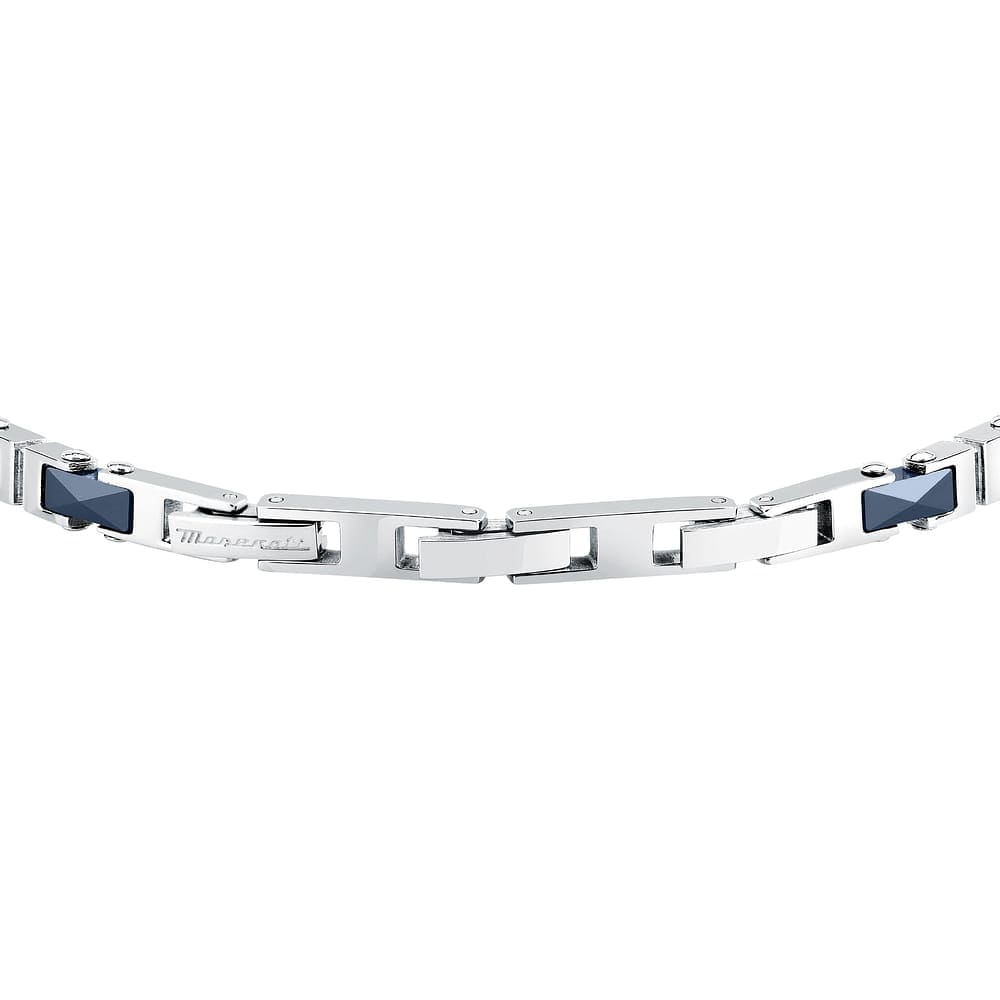 Maserati Bracciale Ceramic Uomo Blu JM226ATZ82
