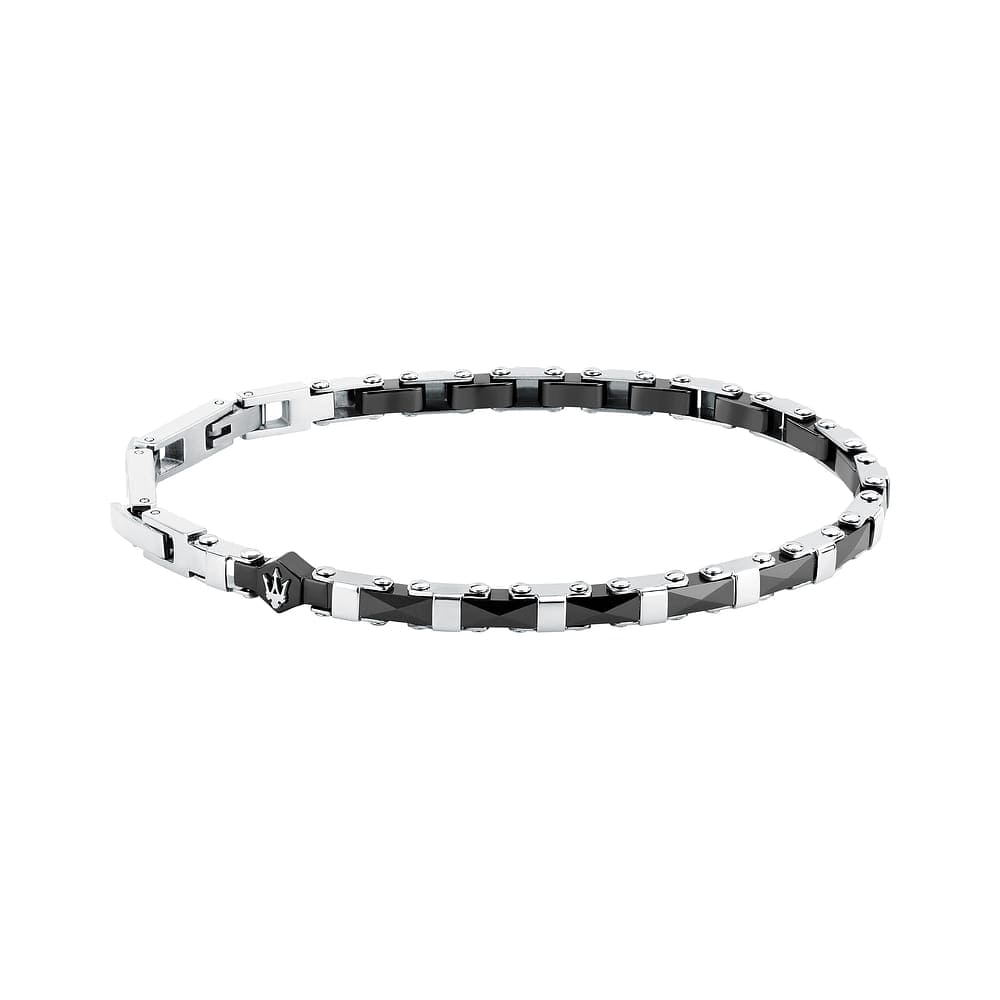 Maserati Bracciale Ceramic Uomo Nero JM226ATZ83