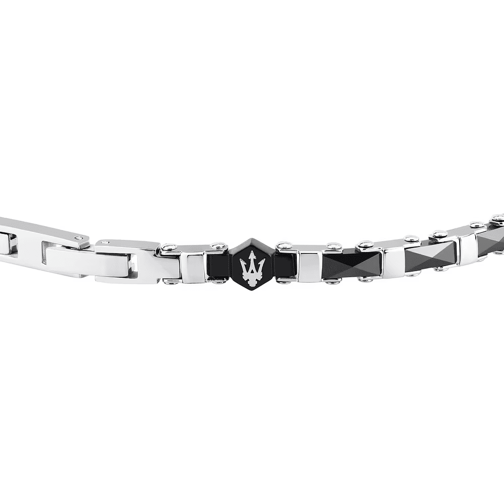 Maserati Bracciale Ceramic Uomo Nero JM226ATZ83