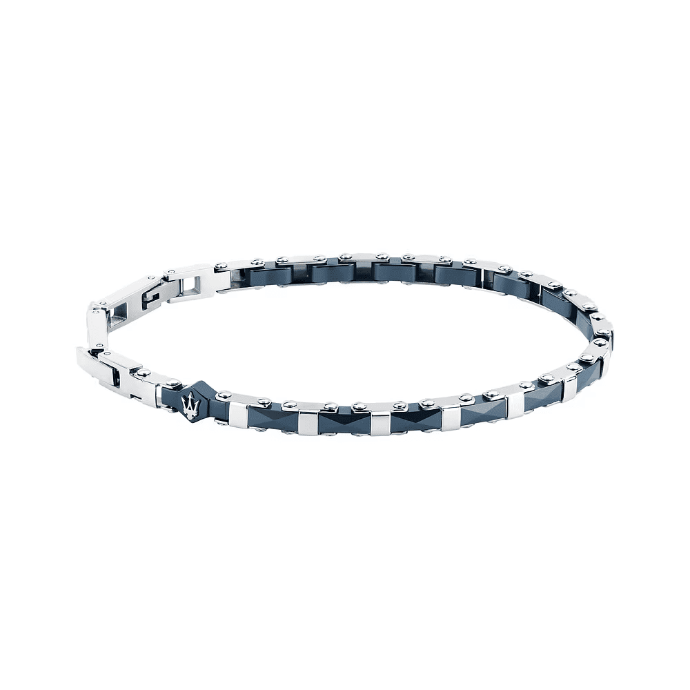 Maserati Bracciale Ceramic Uomo Blu JM226ATZ84