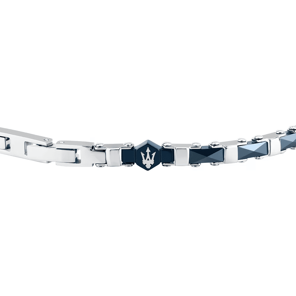 Maserati Bracciale Ceramic Uomo Blu JM226ATZ84