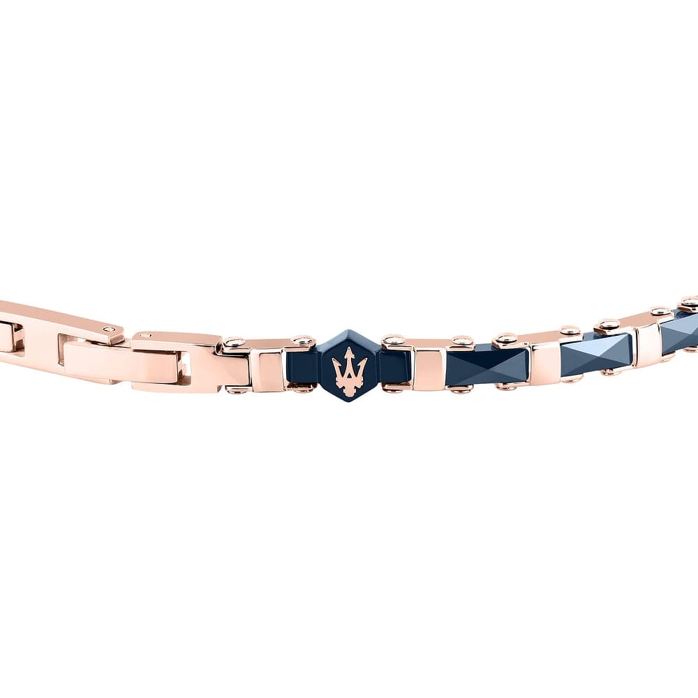 Maserati Bracciale Ceramic Uomo Blu JM226ATZ85