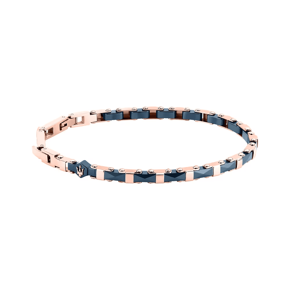 Maserati Bracciale Ceramic Uomo Blu JM226ATZ85
