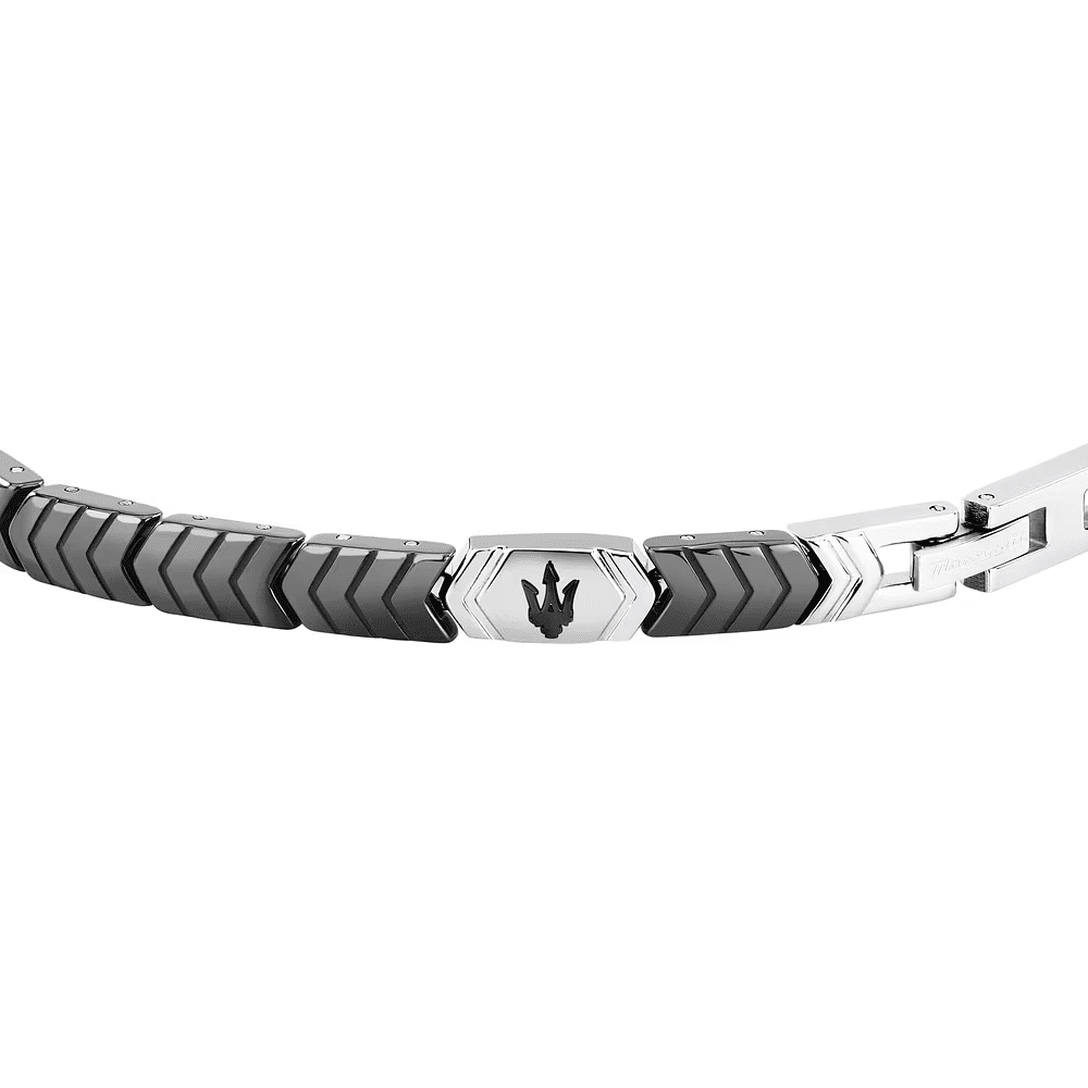 Maserati Bracciale Ceramic Uomo Nero JM226ATZ86